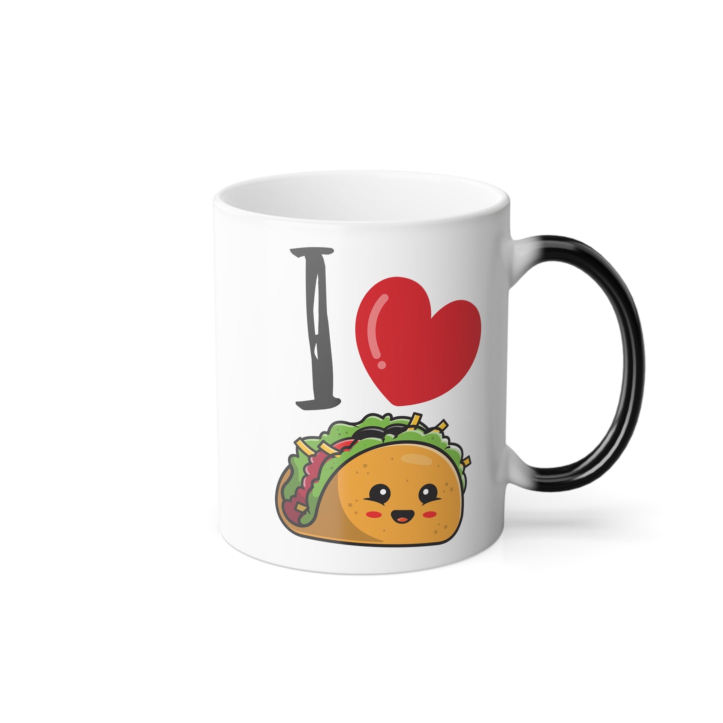 I Heart Tacos Color Morphing Mug, 11oz