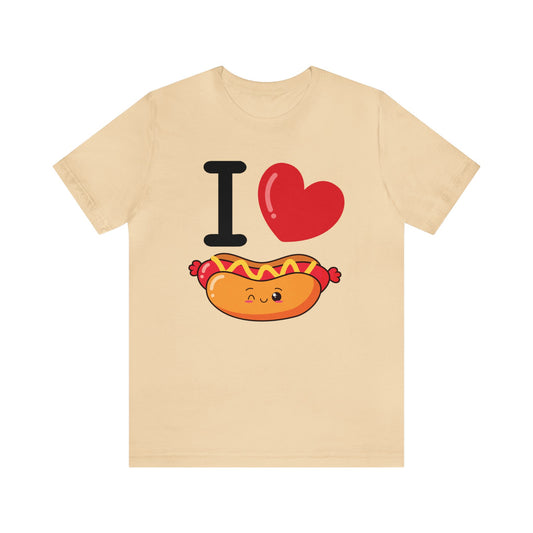 I Heart Hot Dogs Tee