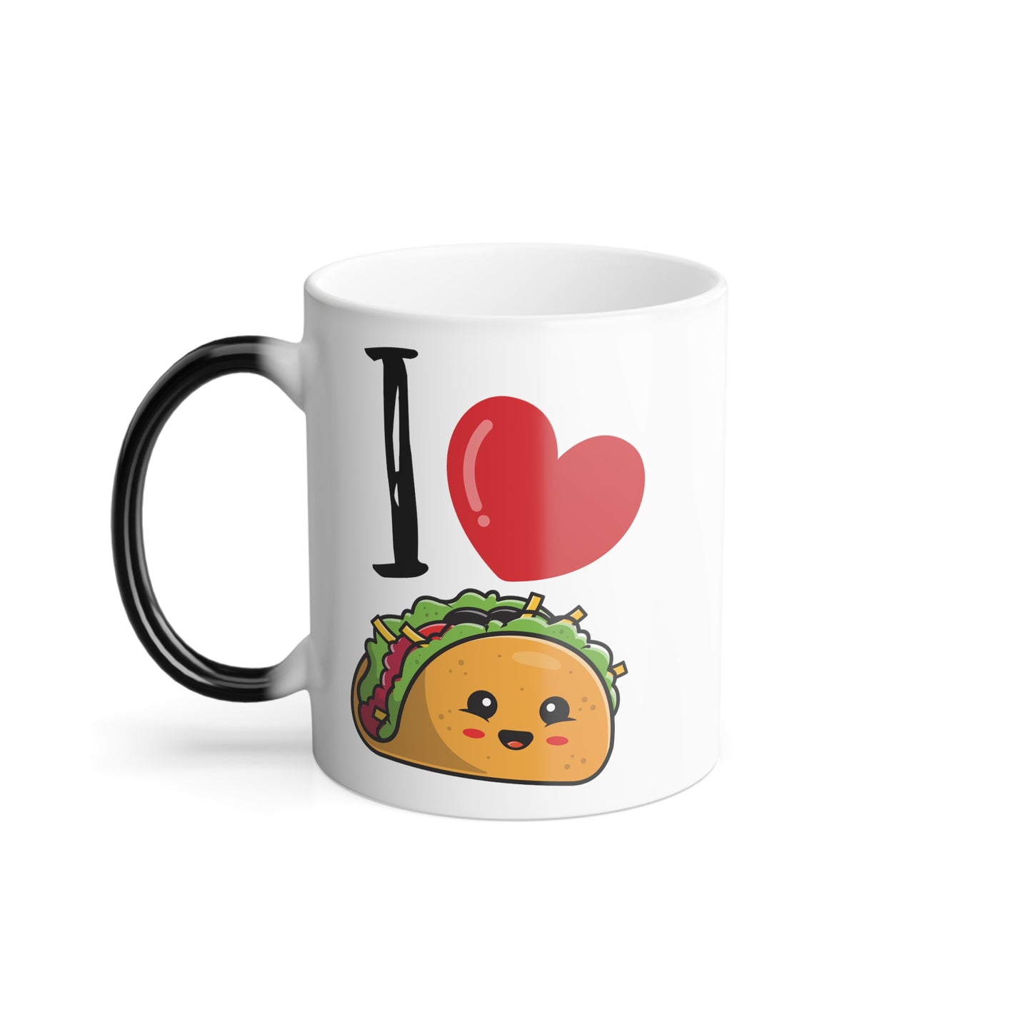 I Heart Tacos Color Morphing Mug, 11oz