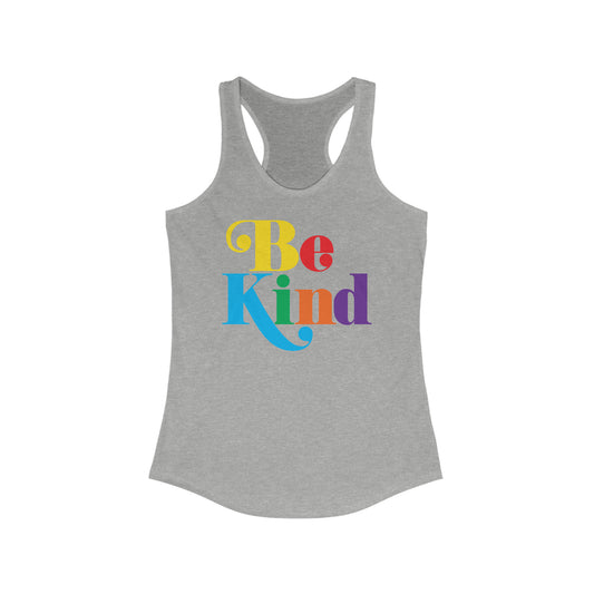 Colorful Be Kind Racerback Tank
